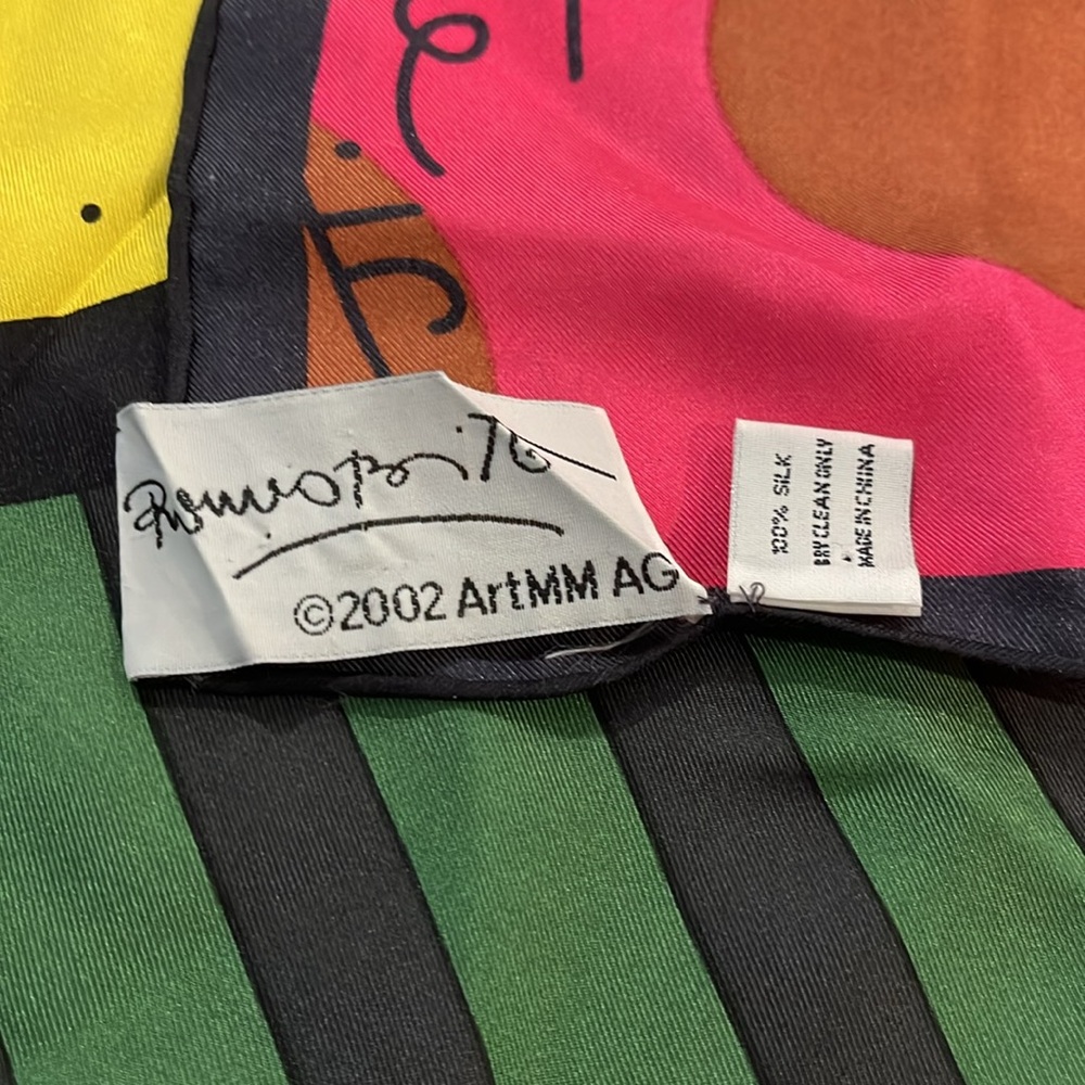 Romero Britto silk scarf - Picture 4 of 7